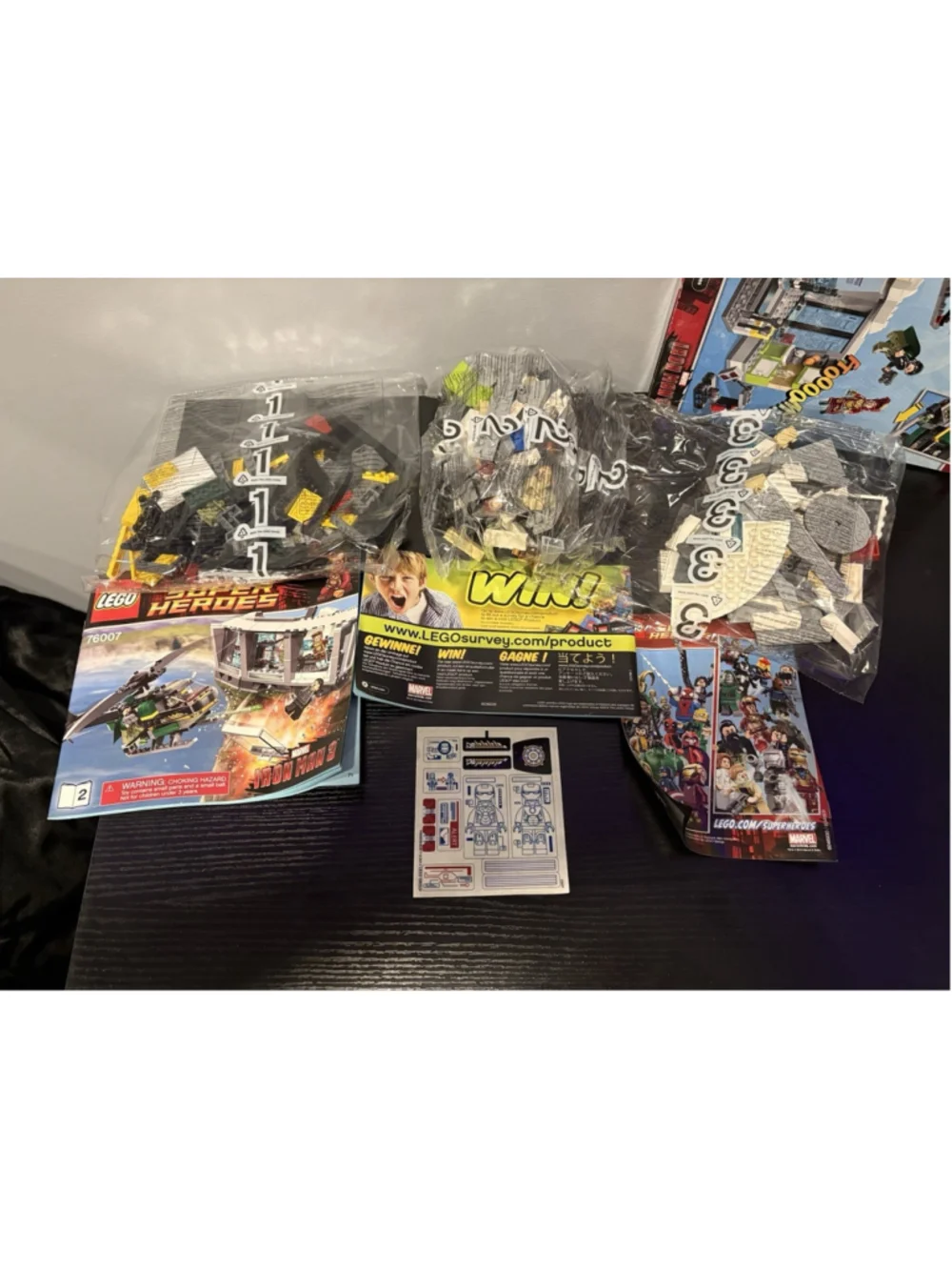 LEGO Marvel Super Heroes 76007 IronMan Malibu Mansion Attack Sealed Bag Complete